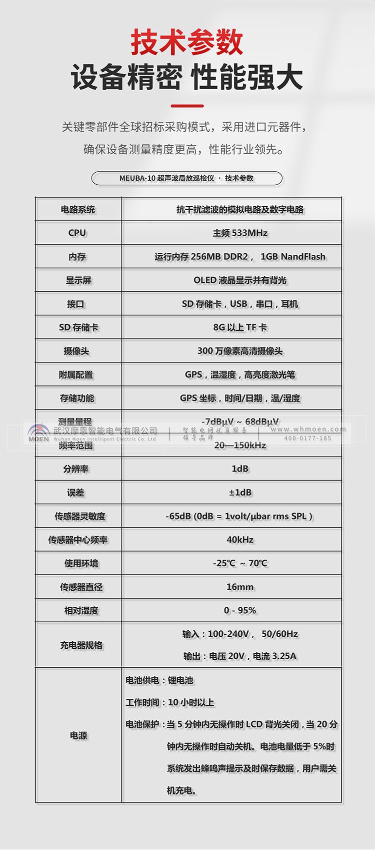 智能型超聲波可視化檢測儀技術參數(shù)
